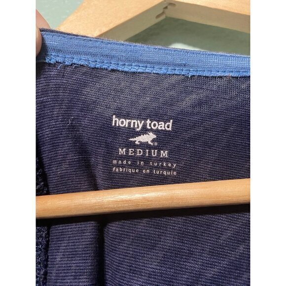 Horny Toad Women's Purple Blue Patterned‎ Dress Size Medium - Picture 4 of 6